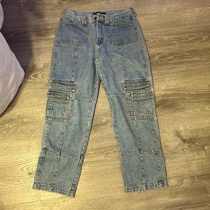 Vintage blue cargo jeans